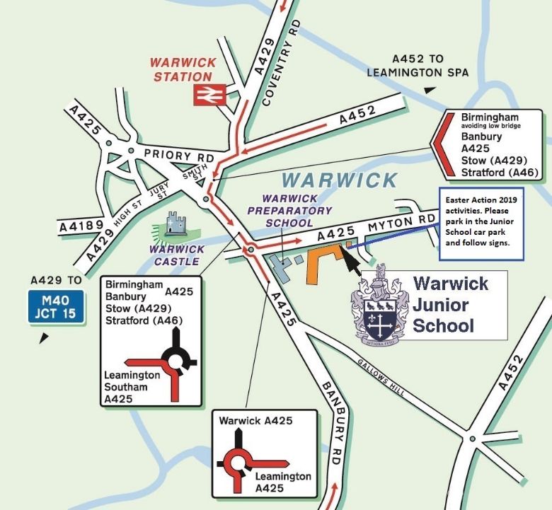 Warwick School Location and Directions